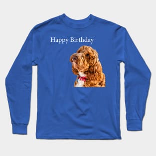 Cockapoo Happy birthday Long Sleeve T-Shirt